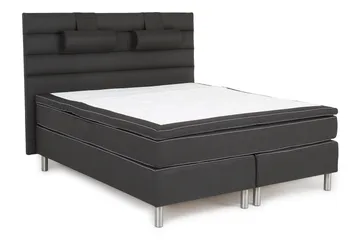 Jenkkisänky Florens 180x200 Musta - Huonekalut - Sänky - Jenkkisängyt