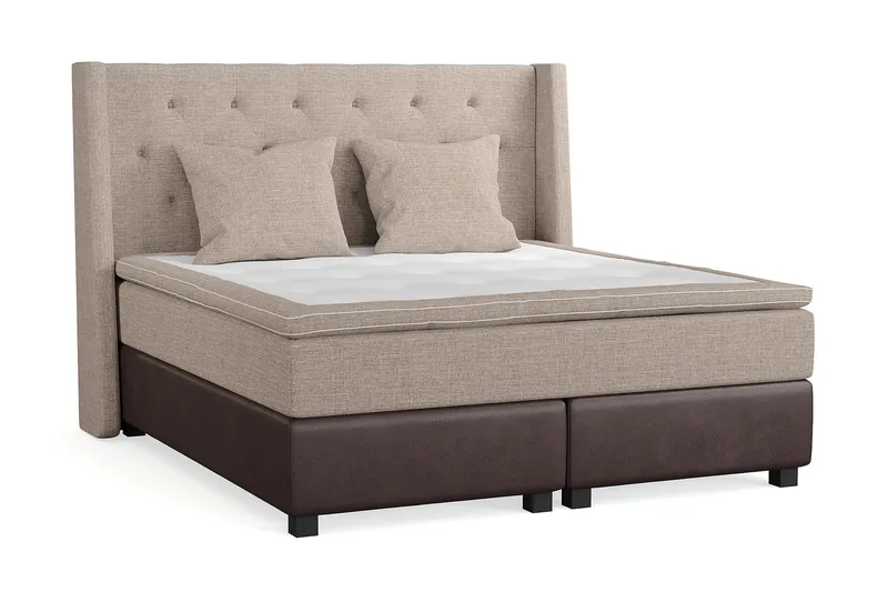 Jenkkisänky Havanna 180x200 - Beige/Ruskea - Huonekalut - Sänky - Jenkkisängyt