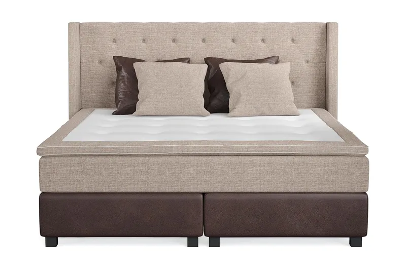 Jenkkisänky Havanna 210x210, Beige/Ruskea