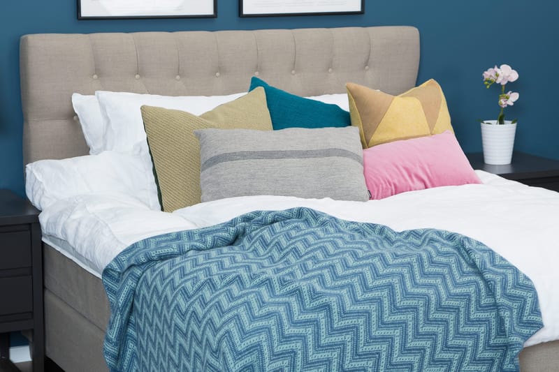 Jenkkisänky IdoIva 160x200 Linoso - Beige - Huonekalut - Sänky - Jenkkisängyt