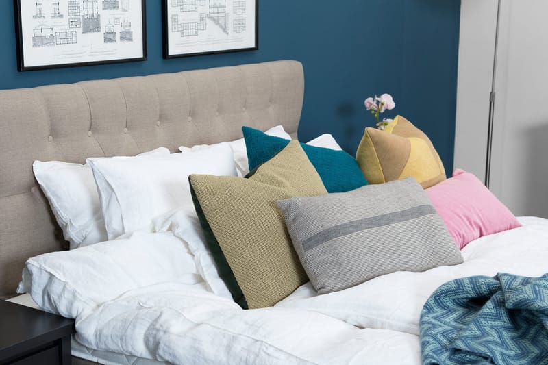 Jenkkisänky IdoIva 160x200 Linoso - Beige - Huonekalut - Sänky - Jenkkisängyt