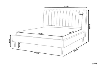 Jenkkisänky Jennalyse 160x200 - Sininen - Huonekalut - Sänky - Jenkkisängyt