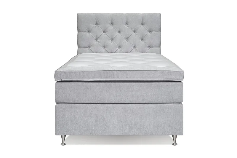 Jenkkisänky Joluma 105x200 cm Medium - Vaaleanharmaa - Huonekalut - Sänky - Jenkkisängyt