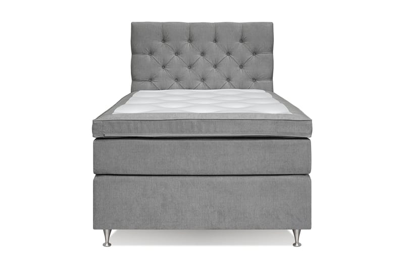 Jenkkisänky Joluma 140x200 cm Kiinteä - Harmaa - Huonekalut - Sänky - Jenkkisängyt