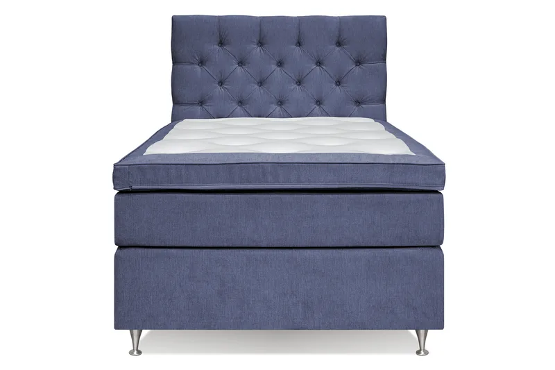 Jenkkisänky Joluma 140x200 cm Kiinteä - Tummansininen - Huonekalut - Sänky - Jenkkisängyt