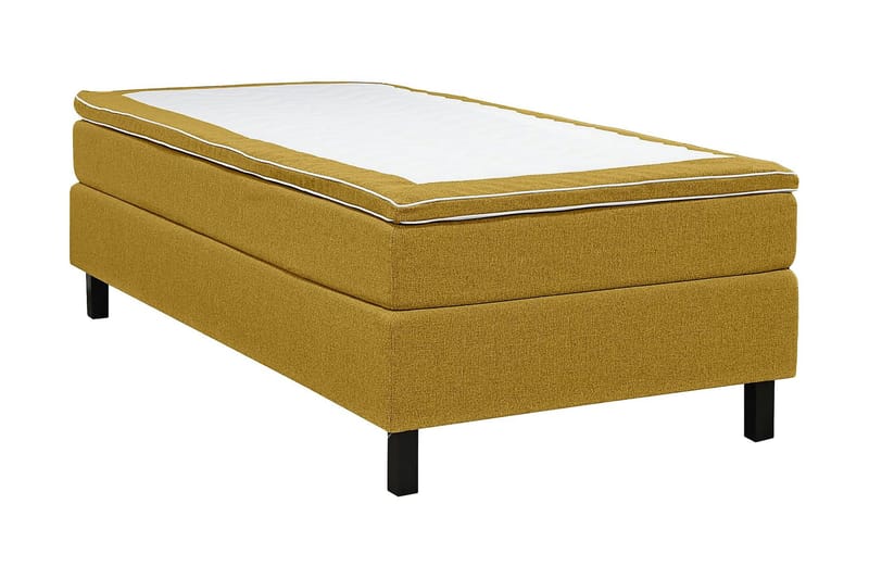 Jenkkisänky Juliett 120x200 cm - Keltainen - Huonekalut - Sänky - Yhden hengen sängyt