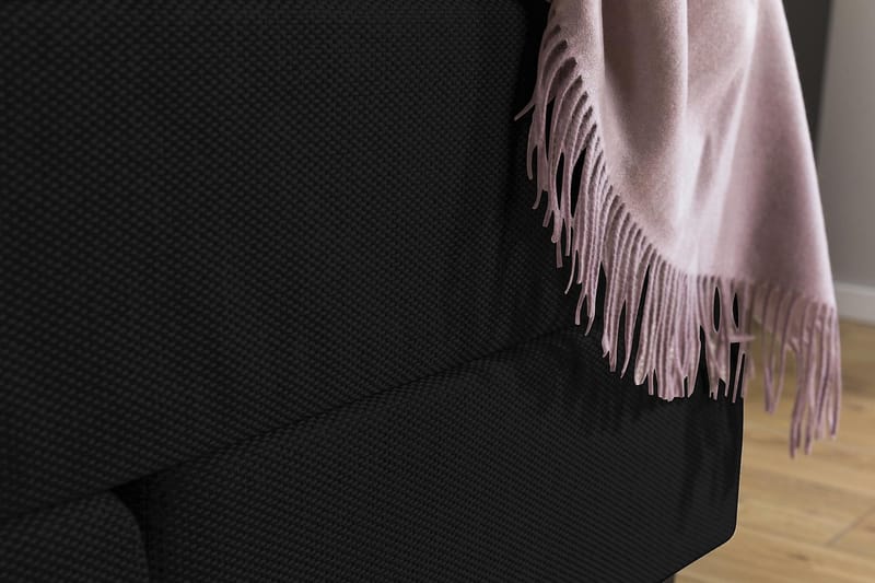 Jenkkisänky Juliett 120x200 - Musta - Huonekalut - Sänky - Yhden hengen sängyt