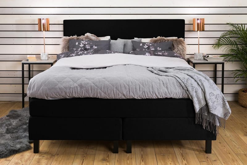 Jenkkisänky Juliett 160x200 - Musta - Huonekalut - Sänky - Parisänky