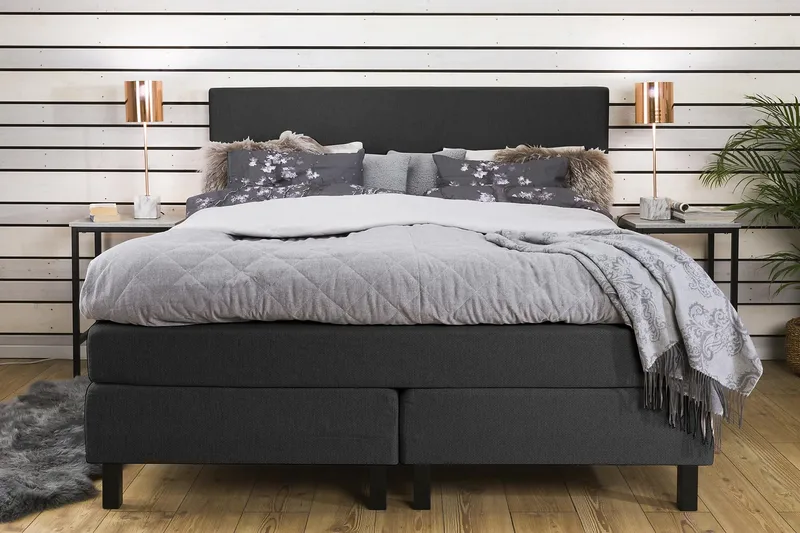 Jenkkisänky Juliett 160x200 - Tummanharmaa - Huonekalut - Sänky - Parisänky