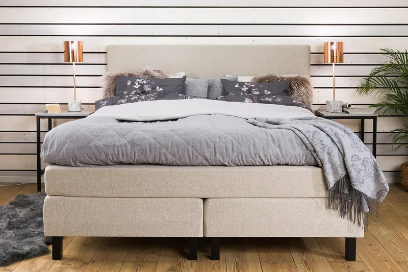 Jenkkisänky Juliett 180x200 - Beige - Huonekalut - Sänky - Jenkkisängyt