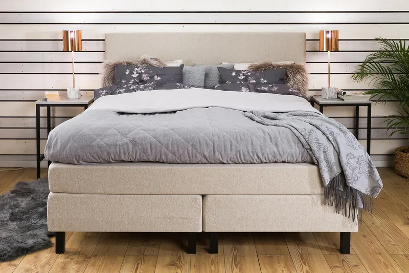 Jenkkisänky Juliett 180x200 - Beige - Huonekalut - Sänky - Jenkkisängyt