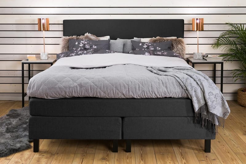 Jenkkisänky Juliett 180x200 - Harmaa - Huonekalut - Sänky - Parisänky