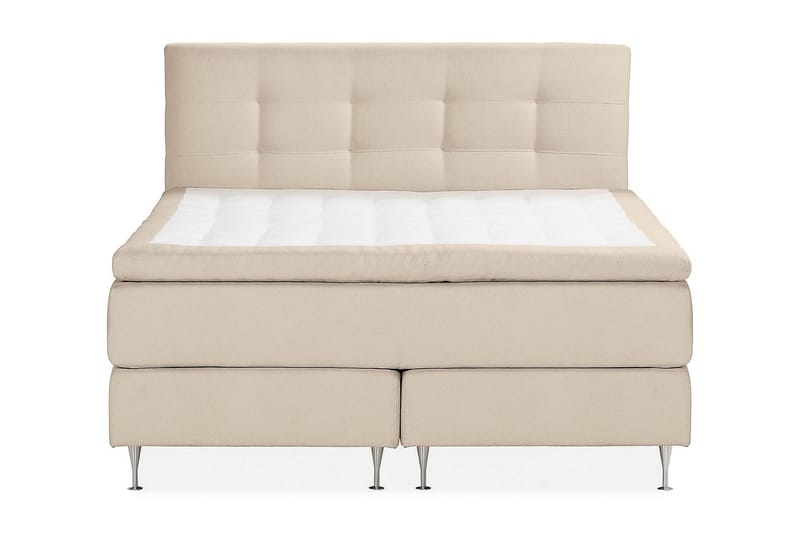 Jenkkisänky Kakichi 180x200 cm Buklee - Beige - Huonekalut - Sänky - Jenkkisängyt