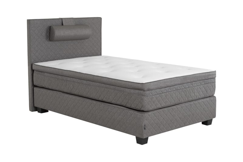 Jenkkisänky Kilmer 120x200 - Harmaa - Huonekalut - Sänky - Yhden hengen sängyt