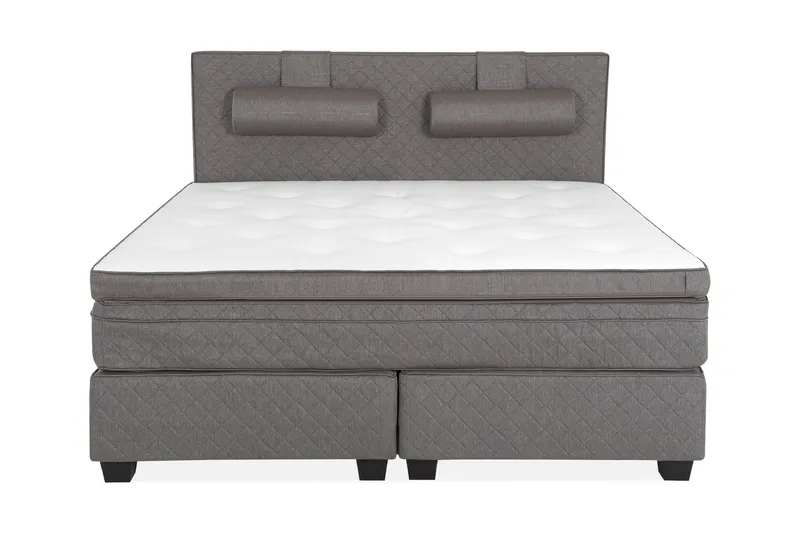 Jenkkisänky Kilmer 210x210 Eri vaihtoehtoja, Harmaa