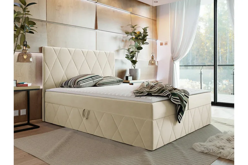 Jenkkisänky Kintore 160x200 cm - Huonekalut - Sänky - Jenkkisängyt