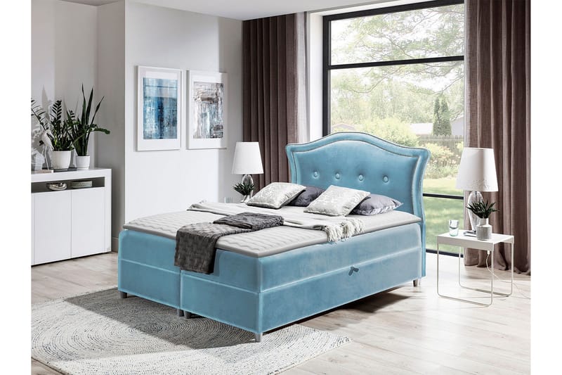 Jenkkisänky Kollmorgen 200x200 cm - Huonekalut - Sänky - Jenkkisängyt