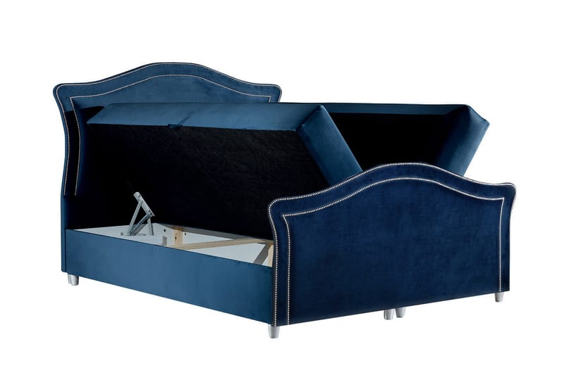Jenkkisänky Kollmorgen Lux 120x200 cm - Sininen - Huonekalut - Sänky - Jenkkisängyt