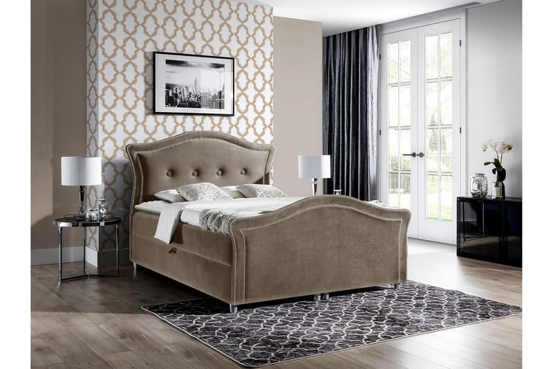 Jenkkisänky Kollmorgen Lux 160x200 cm - Huonekalut - Sänky - Jenkkisängyt