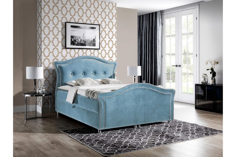 Jenkkisänky Kollmorgen Lux 200x200 cm - Huonekalut - Sänky - Jenkkisängyt