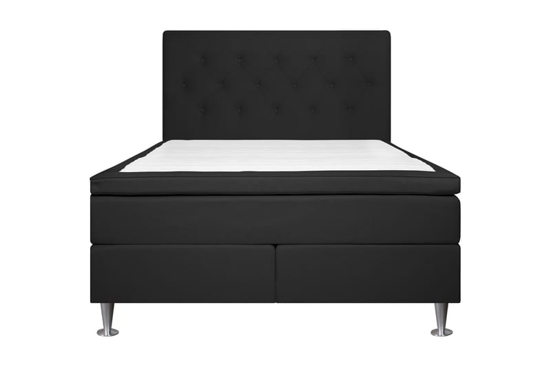 Jenkkisänky Kroby 140x200, Tummanharmaa