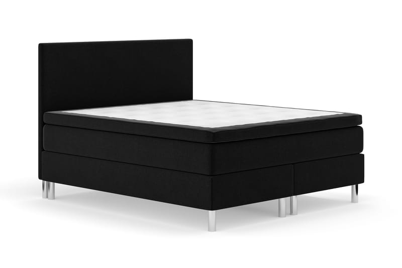 Jenkkisänky Lago 160x200 - Musta - Huonekalut - Sänky - Jenkkisängyt