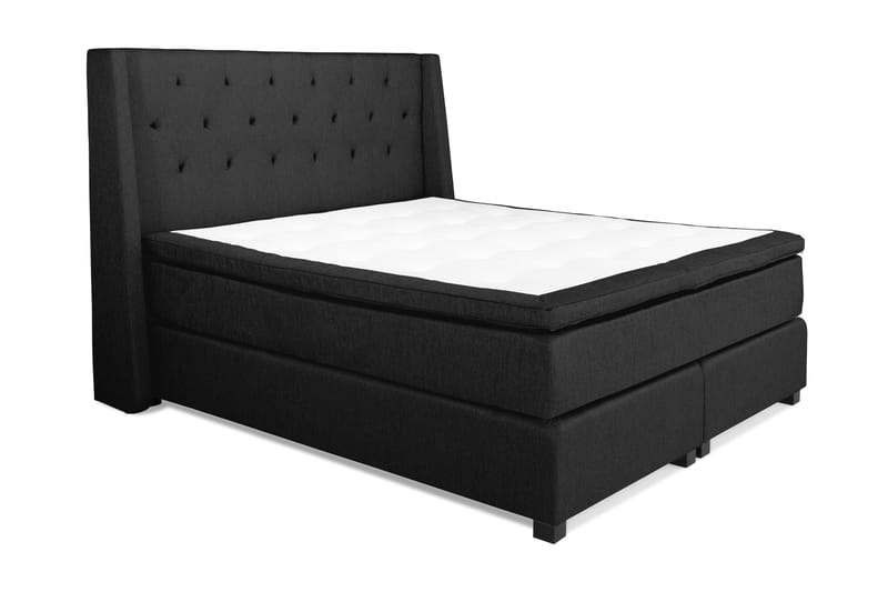 Jenkkisänky Langham 180x200 cm Musta - Huonekalut - Sänky - Jenkkisängyt