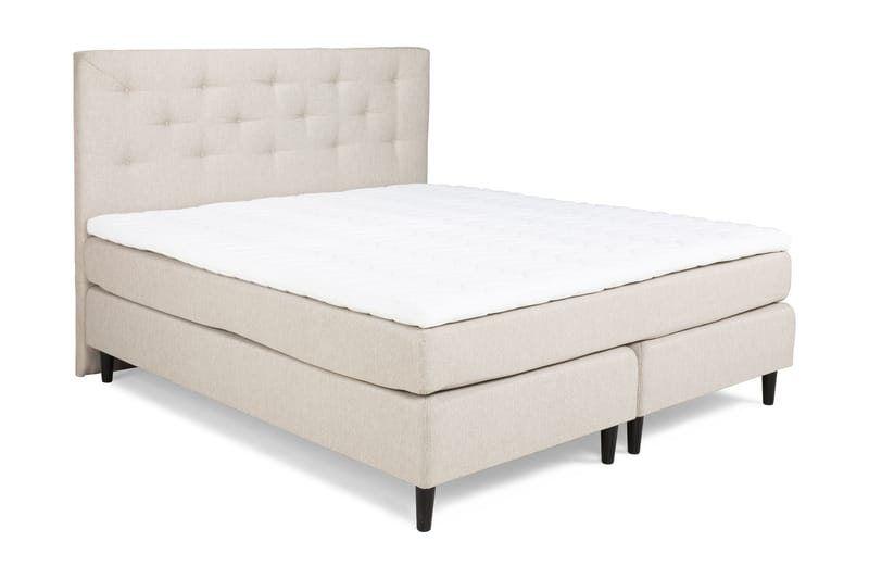 Jenkkisänky Laze Deluxe 160x200 - Beige - Huonekalut - Sänky - Jenkkisängyt
