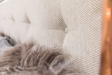 Jenkkisänky Laze Deluxe 160x200 - Beige - Huonekalut - Sänky - Jenkkisängyt