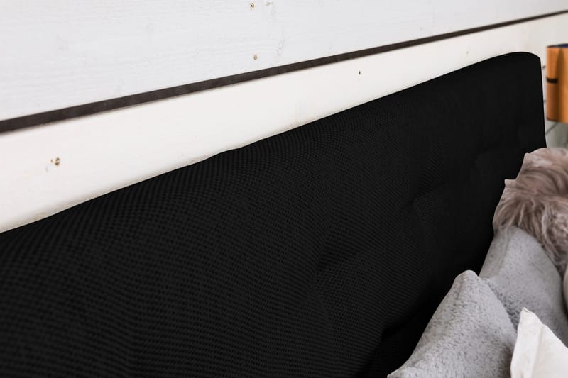 Jenkkisänky Laze Deluxe 160x200 - Musta - Huonekalut - Sänky - Jenkkisängyt