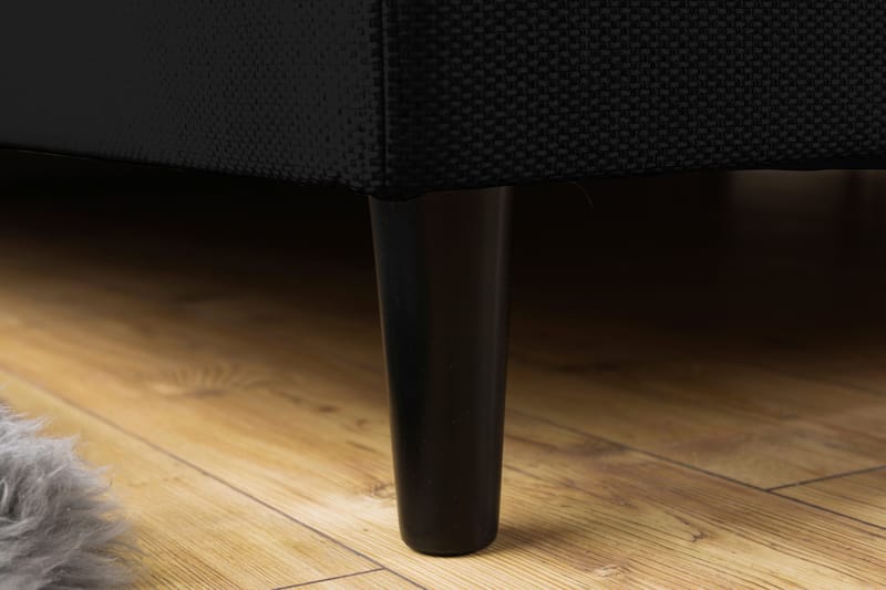 Jenkkisänky Laze Deluxe 160x200 - Musta - Huonekalut - Sänky - Jenkkisängyt