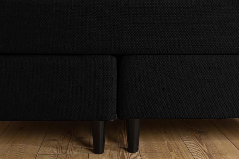 Jenkkisänky Laze Deluxe 160x200 - Musta - Huonekalut - Sänky - Jenkkisängyt