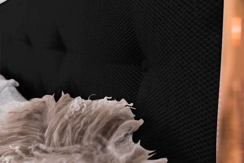 Jenkkisänky Laze Deluxe 160x200 - Musta - Huonekalut - Sänky - Jenkkisängyt