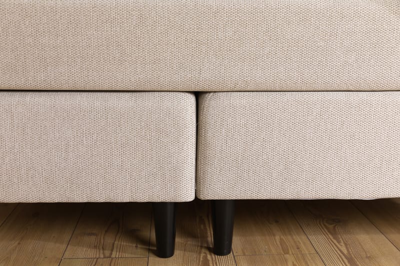 Jenkkisänky Laze Deluxe 180x200 - Beige - Huonekalut - Sänky - Jenkkisängyt