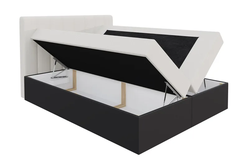 Jenkkisänky Levold 120x200 cm - Beige - Huonekalut - Sänky - Jenkkisängyt