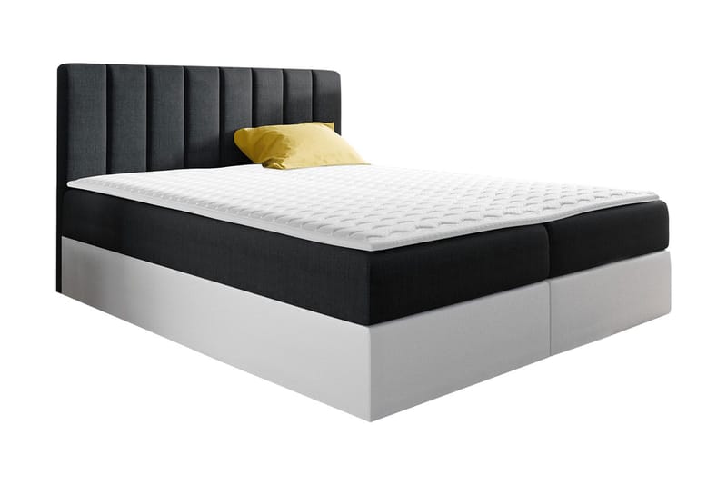 Jenkkisänky Levold 120x200 cm - Musta - Huonekalut - Sänky - Jenkkisängyt