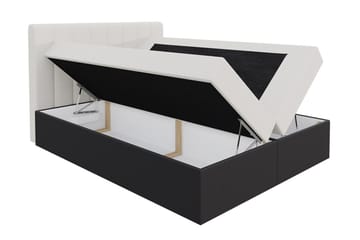 Jenkkisänky Levold 140x200 cm - Musta - Huonekalut - Sänky - Jenkkisängyt