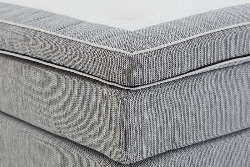 Jenkkisänky Longford 120x200 Kova Polyeetterivaahto - Vaaleanharmaa - Huonekalut - Sänky - Jenkkisängyt