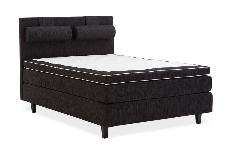 Jenkkisänky Longford 140x200 Kova Polyeetterivaahto - Musta - Huonekalut - Sänky - Jenkkisängyt