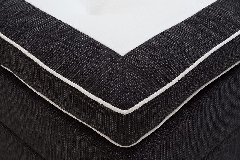 Jenkkisänky Longford 140x200 Kova Polyeetterivaahto - Musta - Huonekalut - Sänky - Parisänky