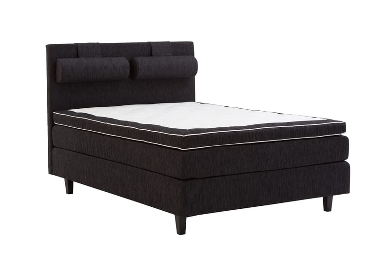 Jenkkisänky Longford 140x200 Kova Polyeetterivaahto, Musta