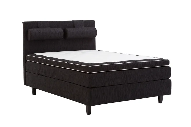 Jenkkisänky Longford 140x200 Kova Polyeetterivaahto, Musta