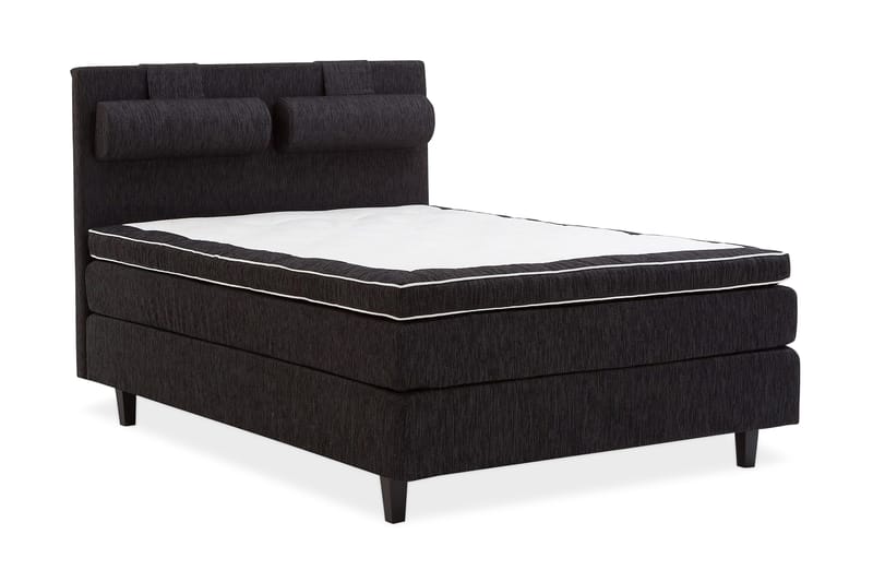 Jenkkisänky Longford 140x200 Kova Polyeetterivaahto, Musta