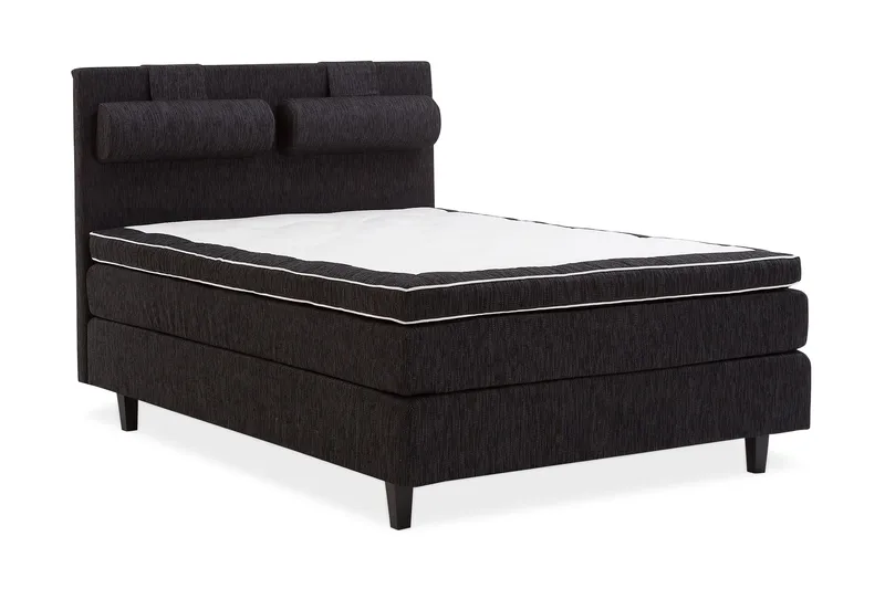 Jenkkisänky Longford 140x200 Kova Polyeetterivaahto, Musta