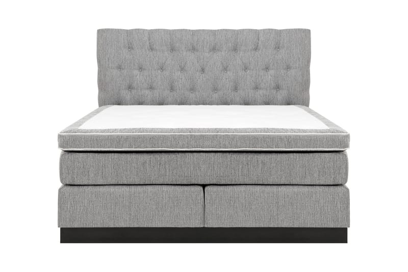 Jenkkisänky Longford 160x200 Kova Polyeetterivaahto - Vaaleanharmaa - Huonekalut - Sänky - Parisänky