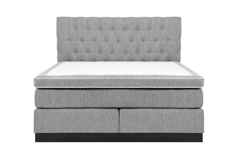 Jenkkisänky Longford 160x200 Kova Polyeetterivaahto - Vaaleanharmaa - Huonekalut - Sänky - Jenkkisängyt