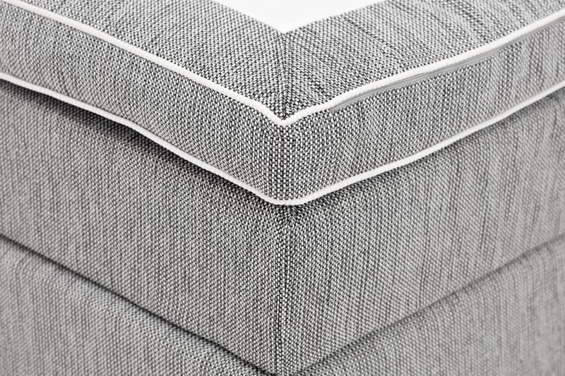 Jenkkisänky Longford 160x200 Kova Polyeetterivaahto - Vaaleanharmaa - Huonekalut - Sänky - Parisänky