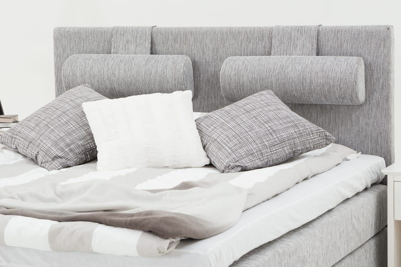 Jenkkisänky Longford 180x200 Kova Polyeetterivaahto - Vaaleanharmaa - Huonekalut - Sänky - Parisänky