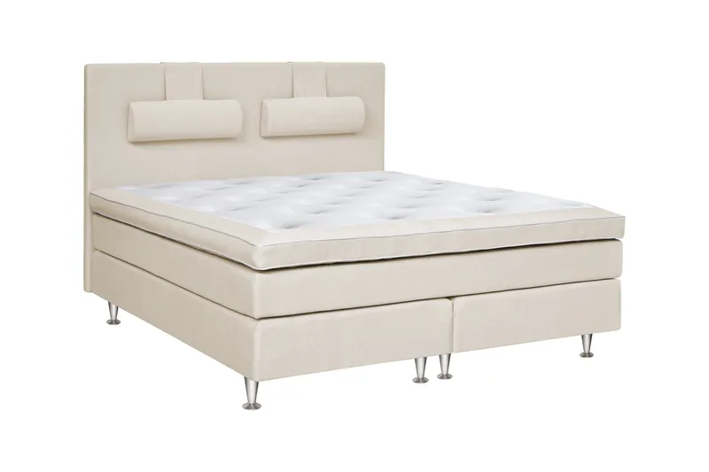 Jenkkisänky Longford 210x210 - Beige - Huonekalut - Sänky - Parisänky