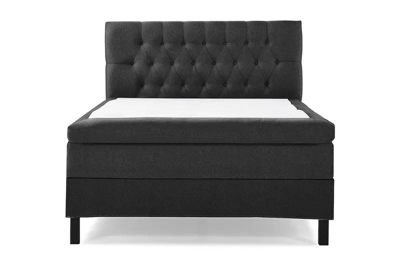 Jenkkisänky Lucky 120x200 Lateksi - Musta/Harmaa - Huonekalut - Sänky - Yhden hengen sängyt